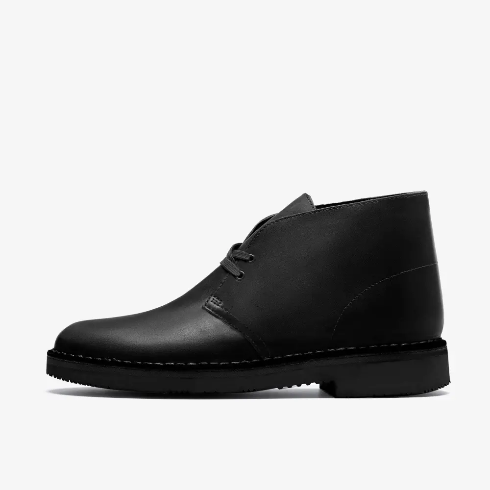 Mens Black Leather Desert Boot Gore-Tex online