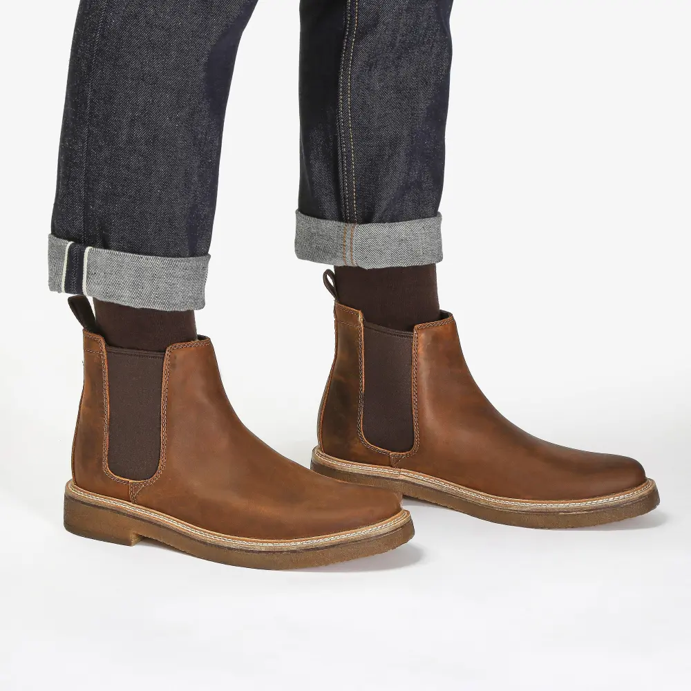 Men’s Clarkdale Easy Beeswax Leather Chelsea Boots online