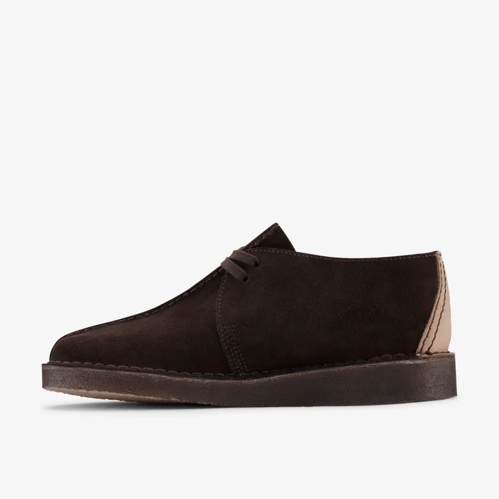 Mens Desert Trek Dark Brown Shoes online