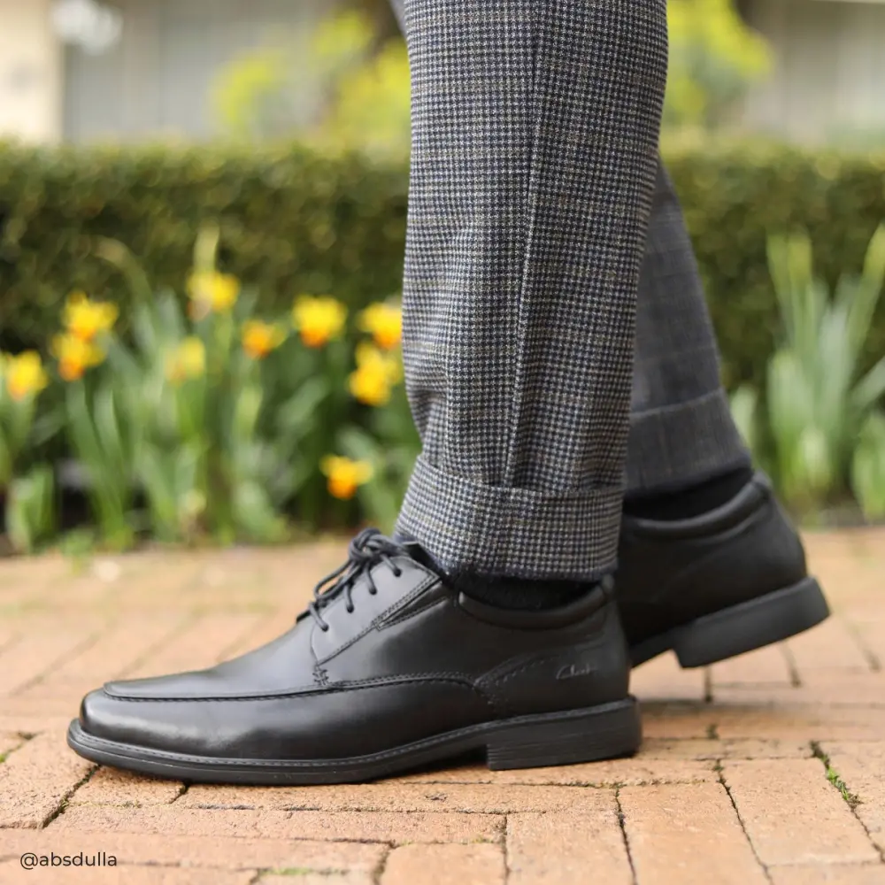 Mens Dresslite Ace Black Leather Oxford Clarks online