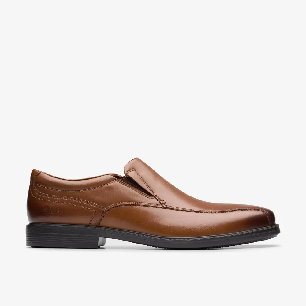 Mens Dresslite Step Dark Tan Leather Loafers online