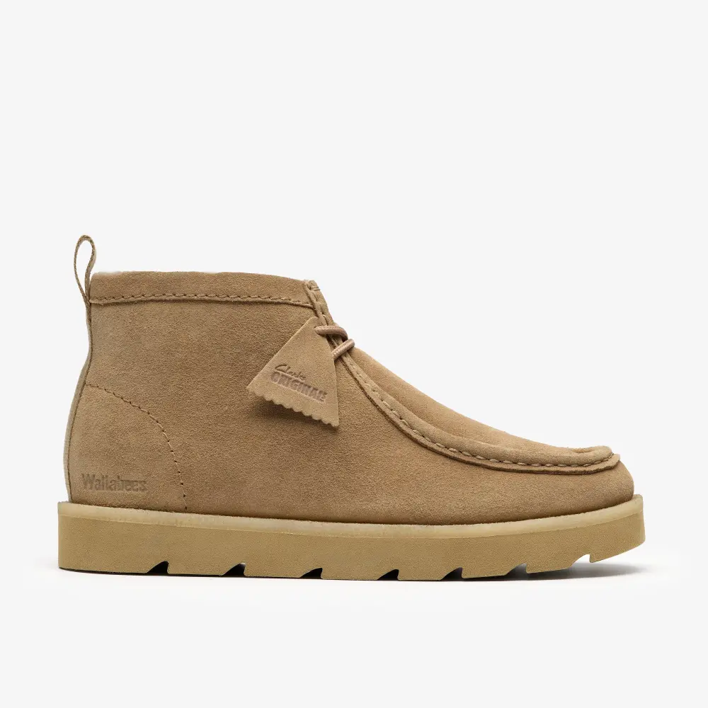Mens Meare Walla BT Dark Sand Warmlined Wallabees online