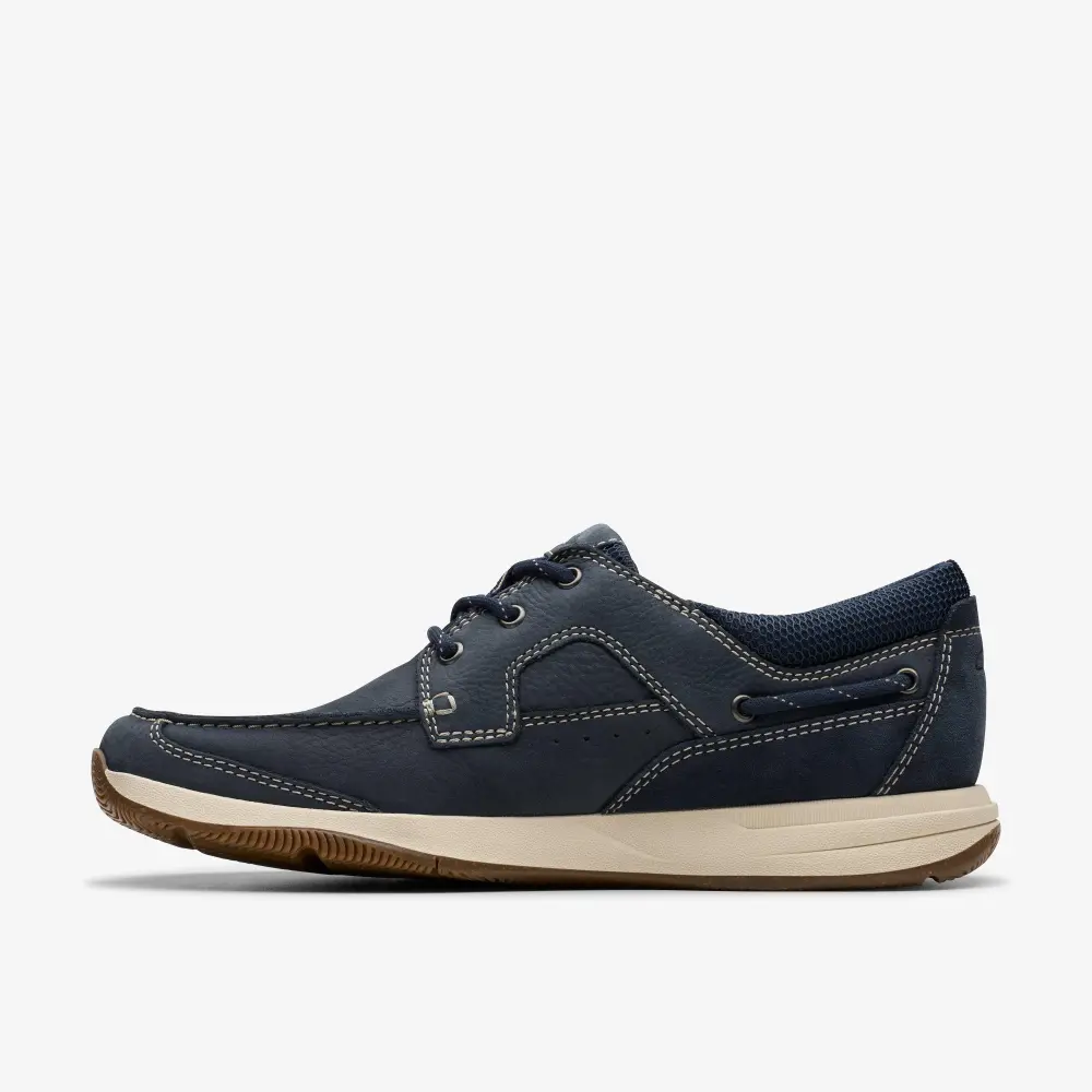 Mens Sailview Lace Navy Nubuck Boat Shoes online