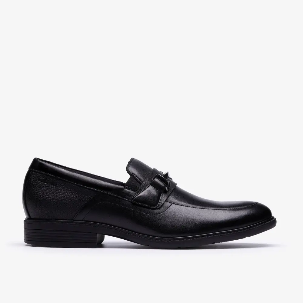Mens Steadwell Bit Black Leather Loafers online
