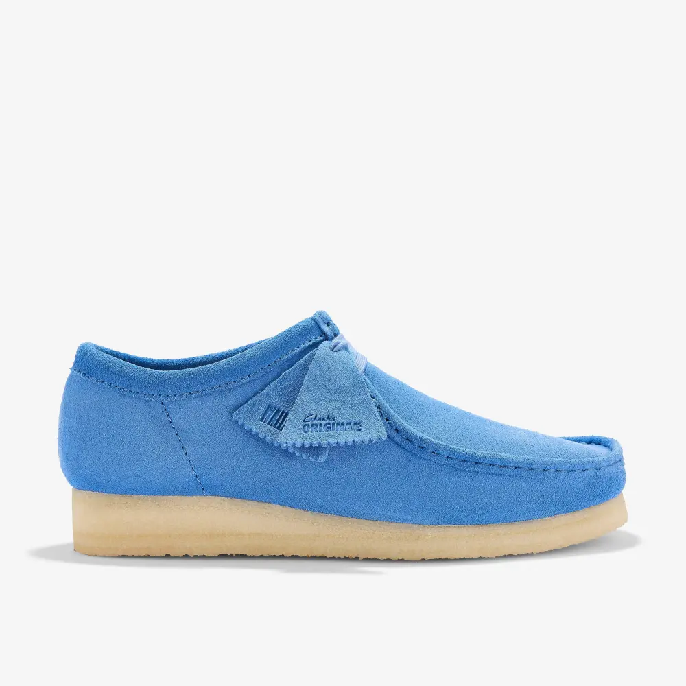 Mens Wallabee Blue Suede Shoes online