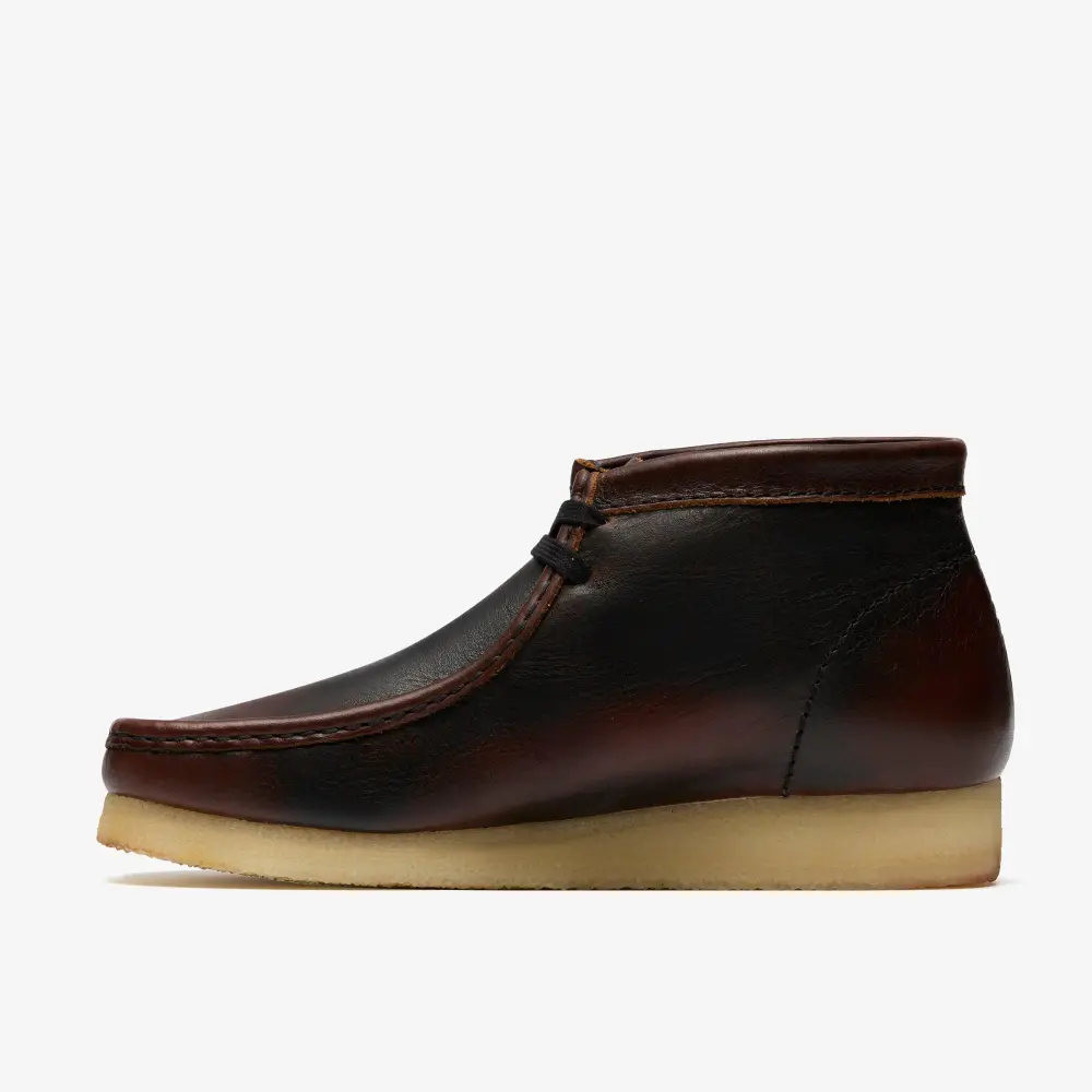 Mens Wallabee Boot Dark Tan Combination Wallabees online