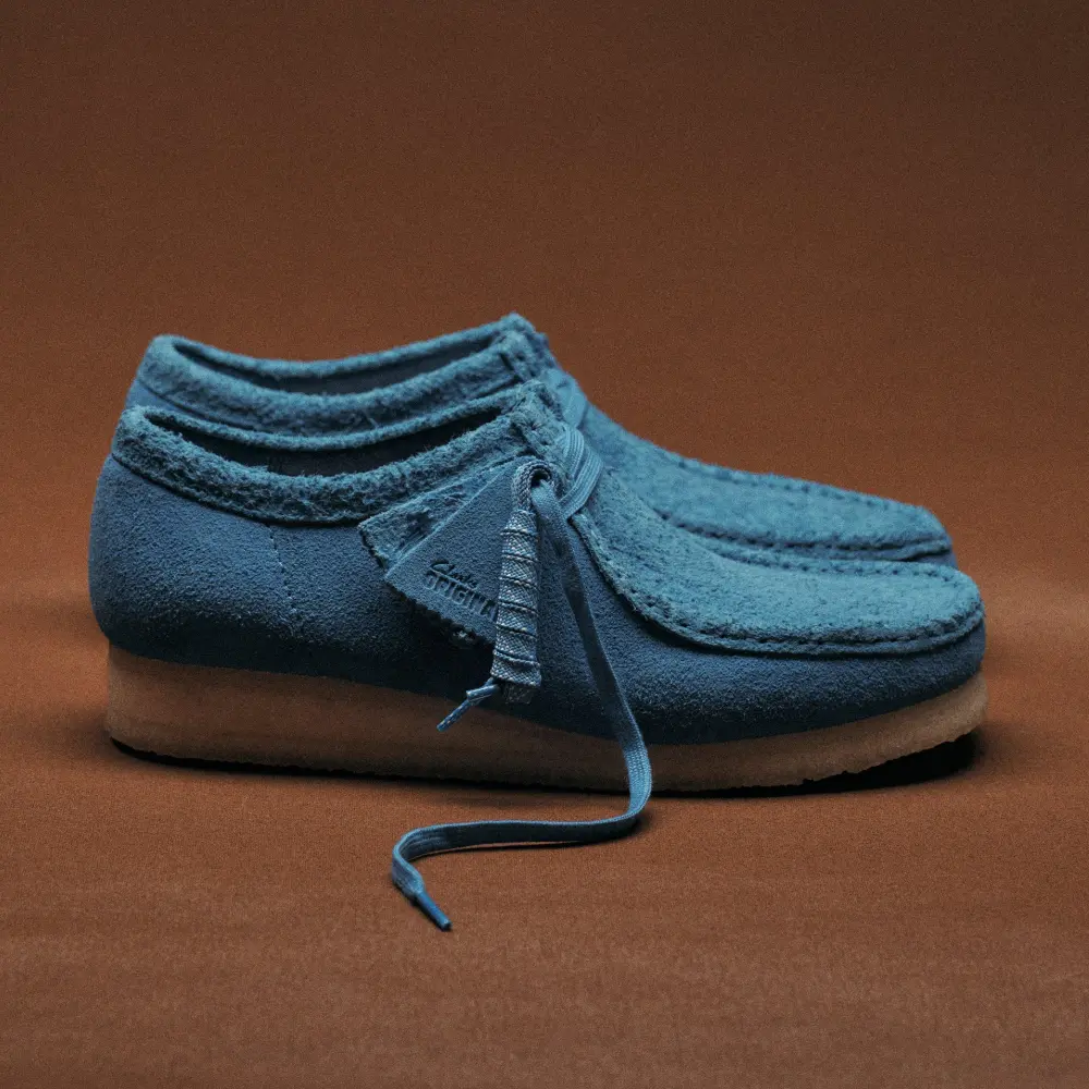 Mens Wallabee Pacific Blue Wallabees online