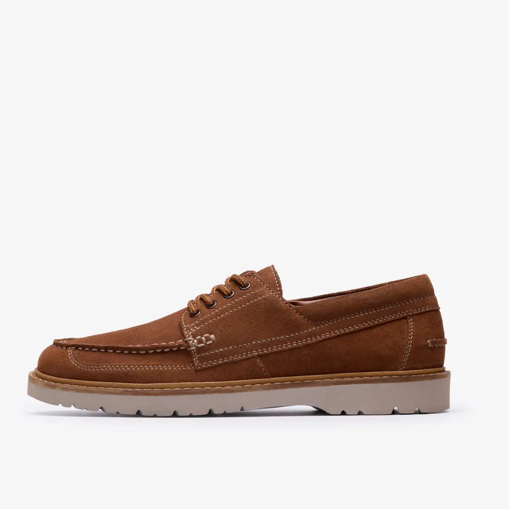 Mens Weltridge Moc Cola Suede Shoes online