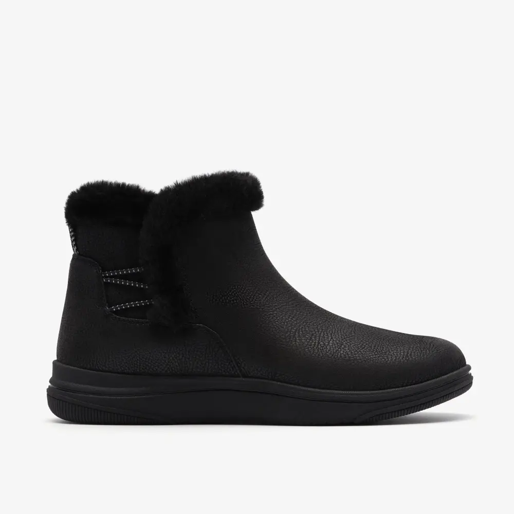 Womens Breeze Fur Black Ankle Boots online