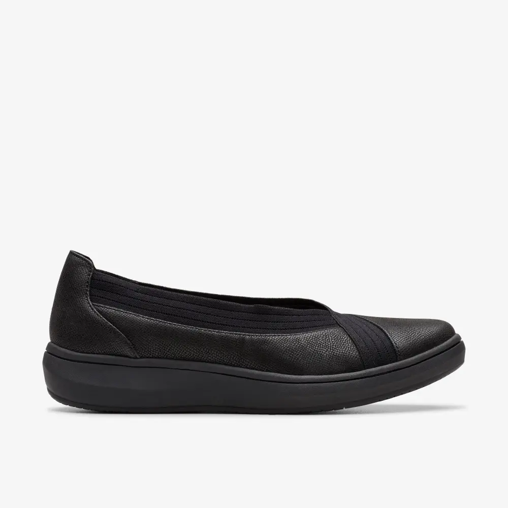 Womens BreezeSky Air Black Textile Slip-Ons online