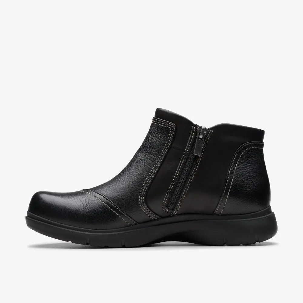 Womens Certina Joy Black Leather Ankle Boots online