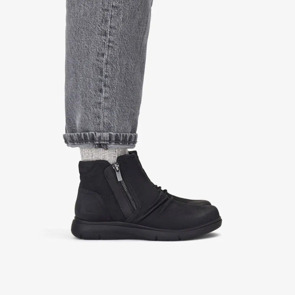 Womens Certina Ruby Black Leather Ankle Boots online