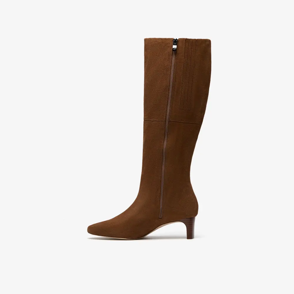 Womens Edina Tall Walnut Suede Knee High Boots online