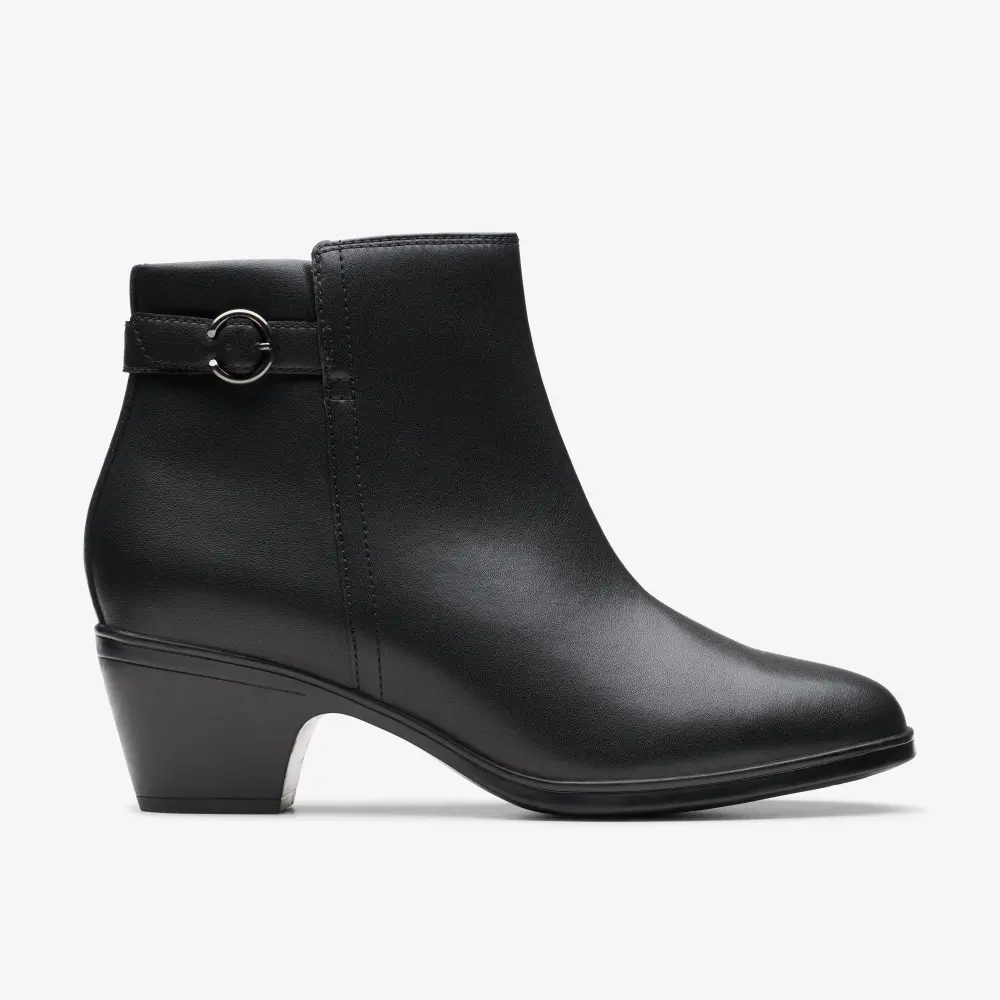 Women’s Emily 2 Belle Black Leather Ankle Boots online