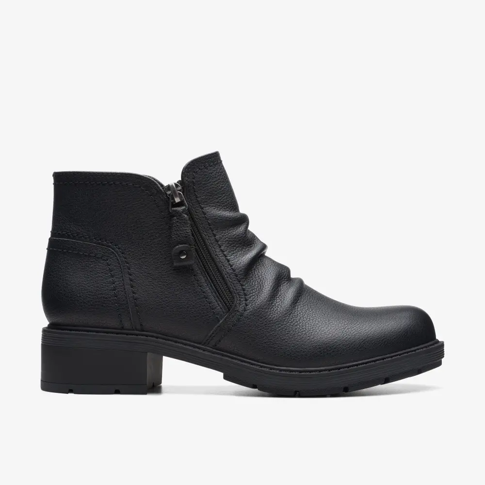 Women’s Hearth Dove Black Leather Ankle Boots online