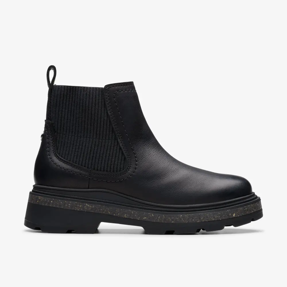 Womens Hencroft StepWP Black Leather Chelsea Boots online