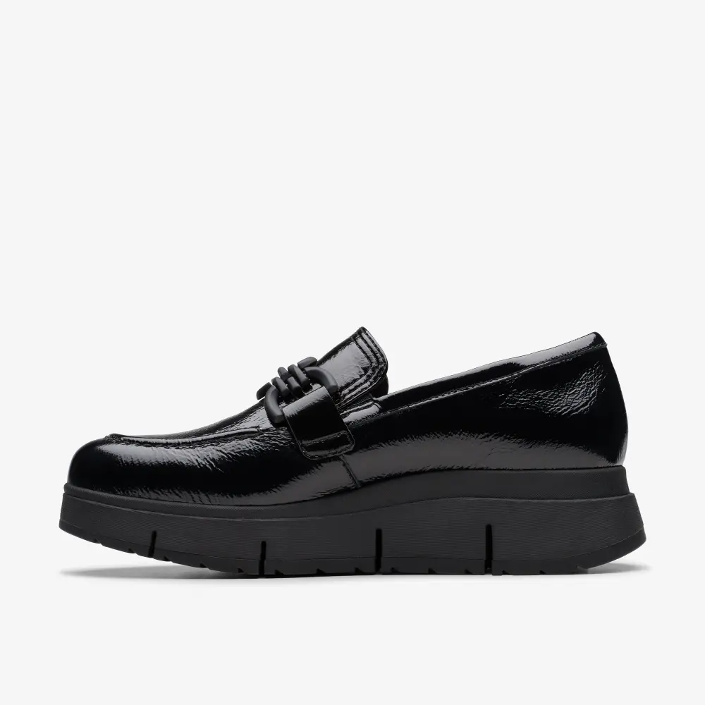 Womens Loriini Izzy Black Patent Loafers online