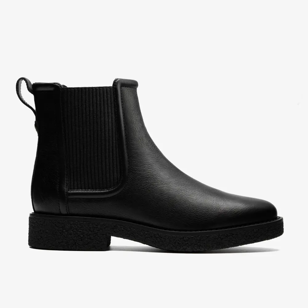 Womens Nella Top Black Leather Chelsea Boots online