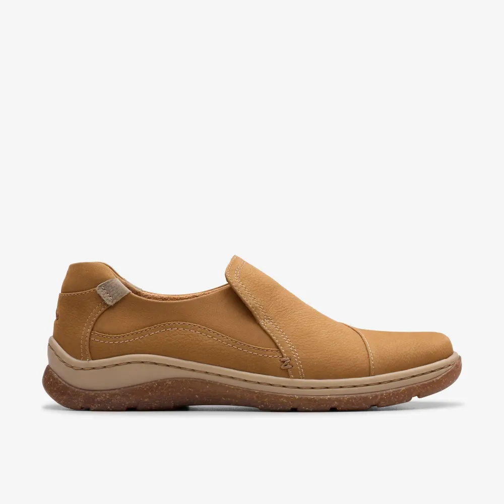 Womens Orlene Slip Light Tan Nubuck Slip-Ons online