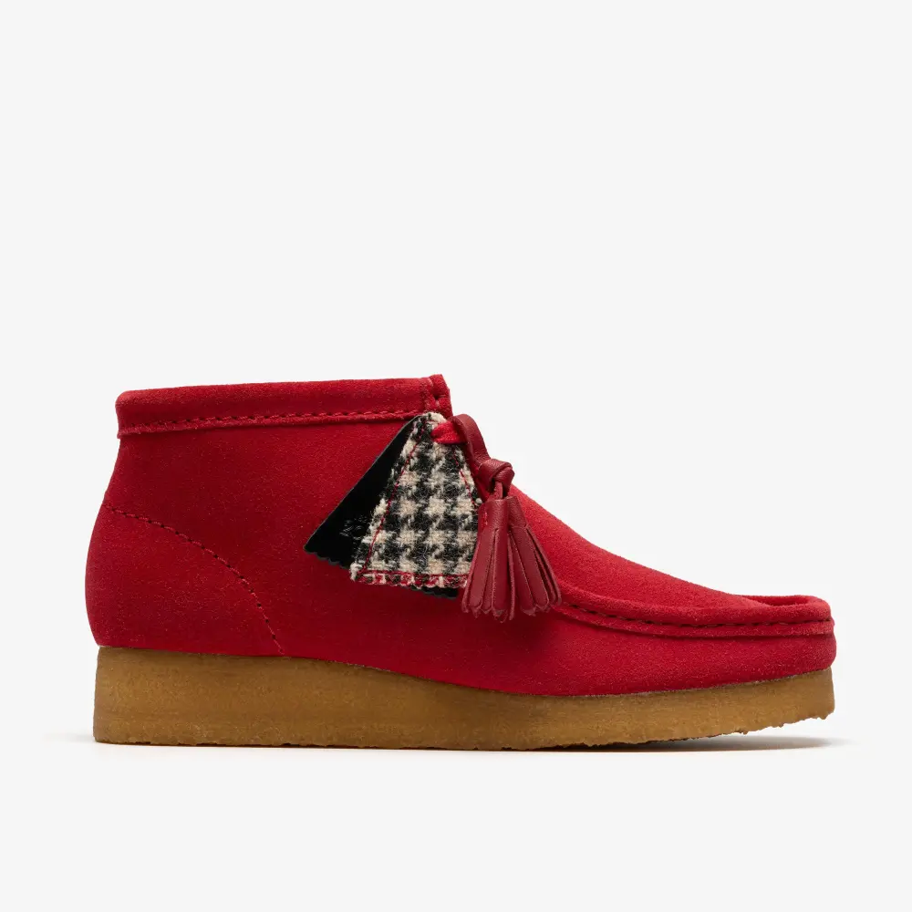 Womens Red Suede Wallabee Boots online