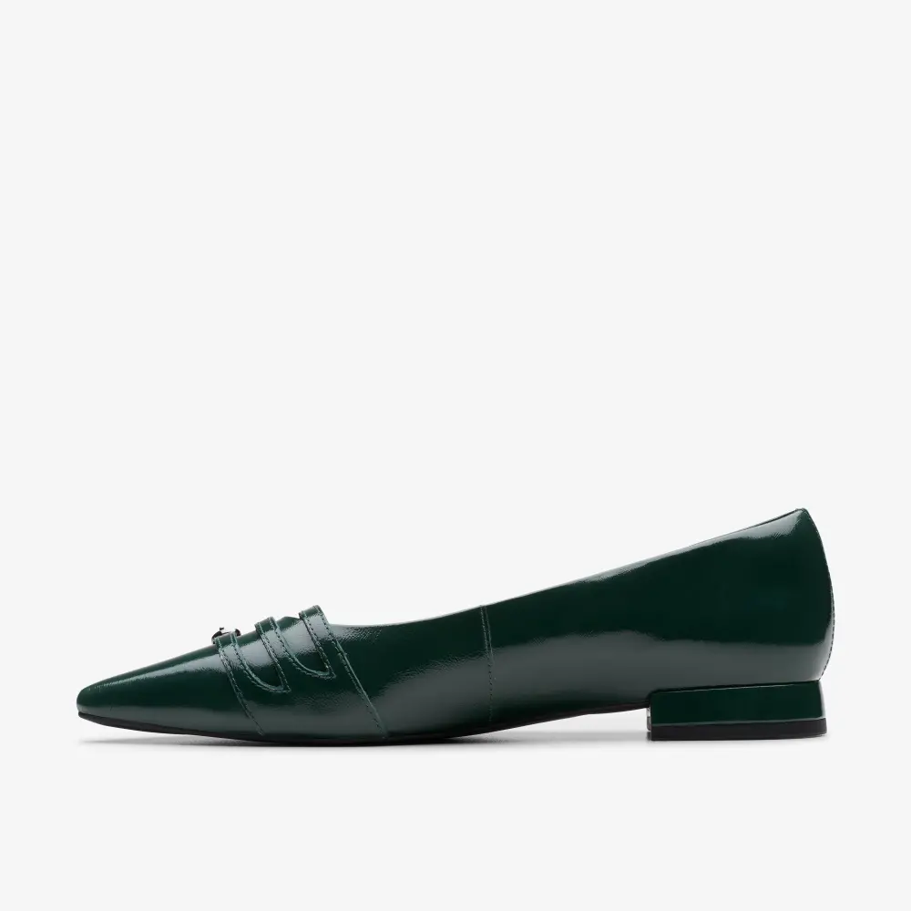 Womens Sensa15 Strap Dark Green Ballet Flats online