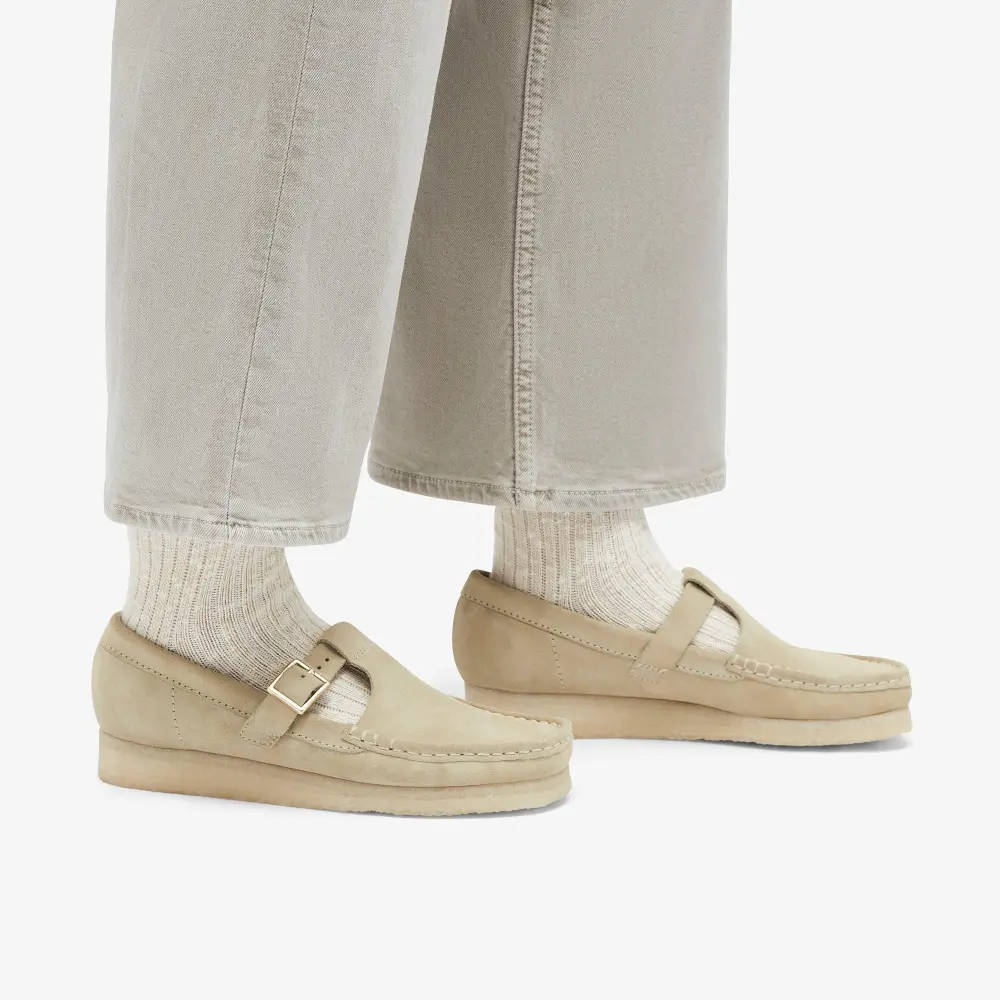 Women’s Wallabee T-Bar Maple Suede Moccasins online